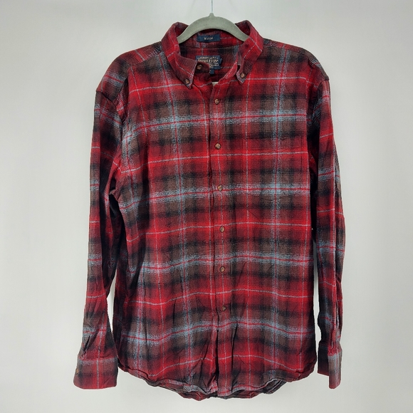 Pendleton Men's Mason Flannel Button-up Shirt - Picture 2 of 6